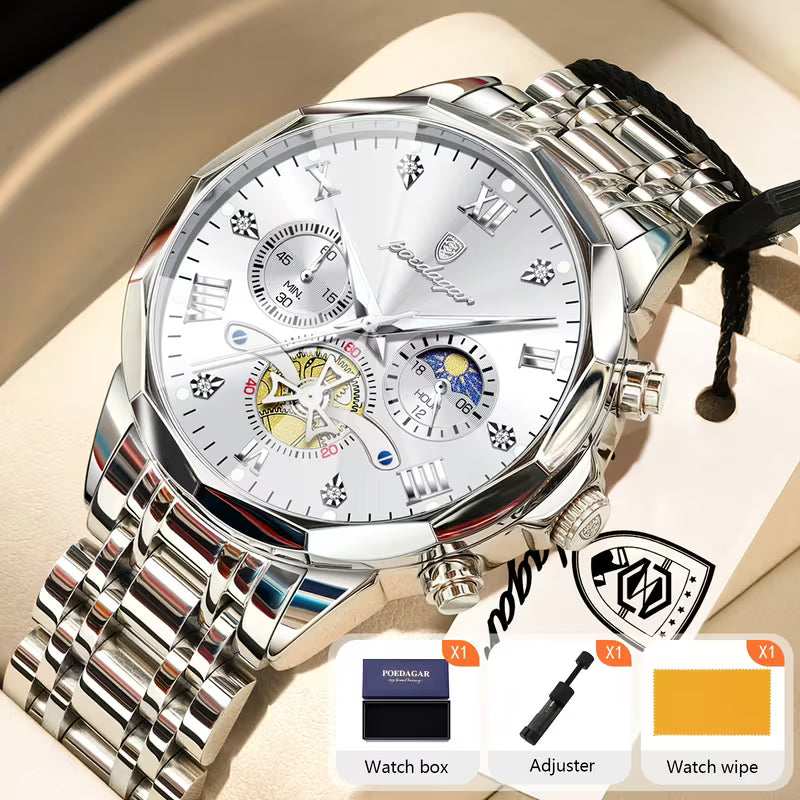 Men’s Luxury Steel Band Quartz Watch