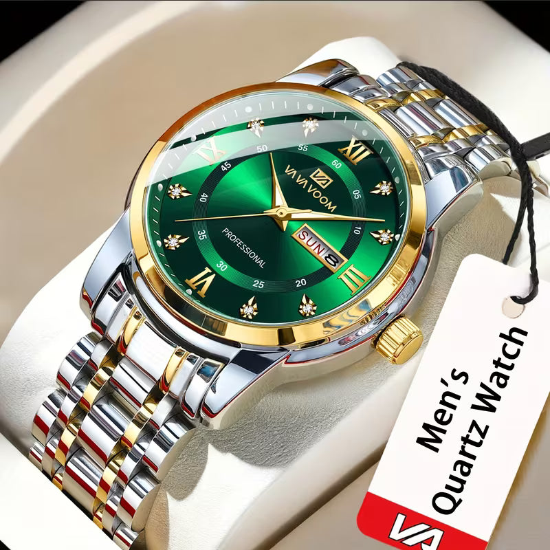Men’s Stainless Steel Quartz Watch