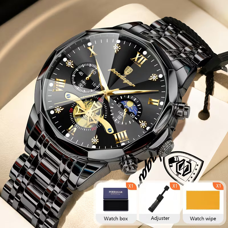 Men’s Luxury Steel Band Quartz Watch